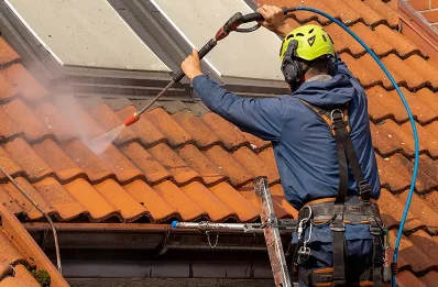 Démoussage et hydrofuge de toiture à Lantabat